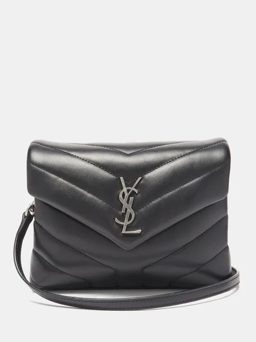 Saint Laurent - Loulou Toy Quilted Leather Shoulder Bag - Womens - Black | Matches (US)