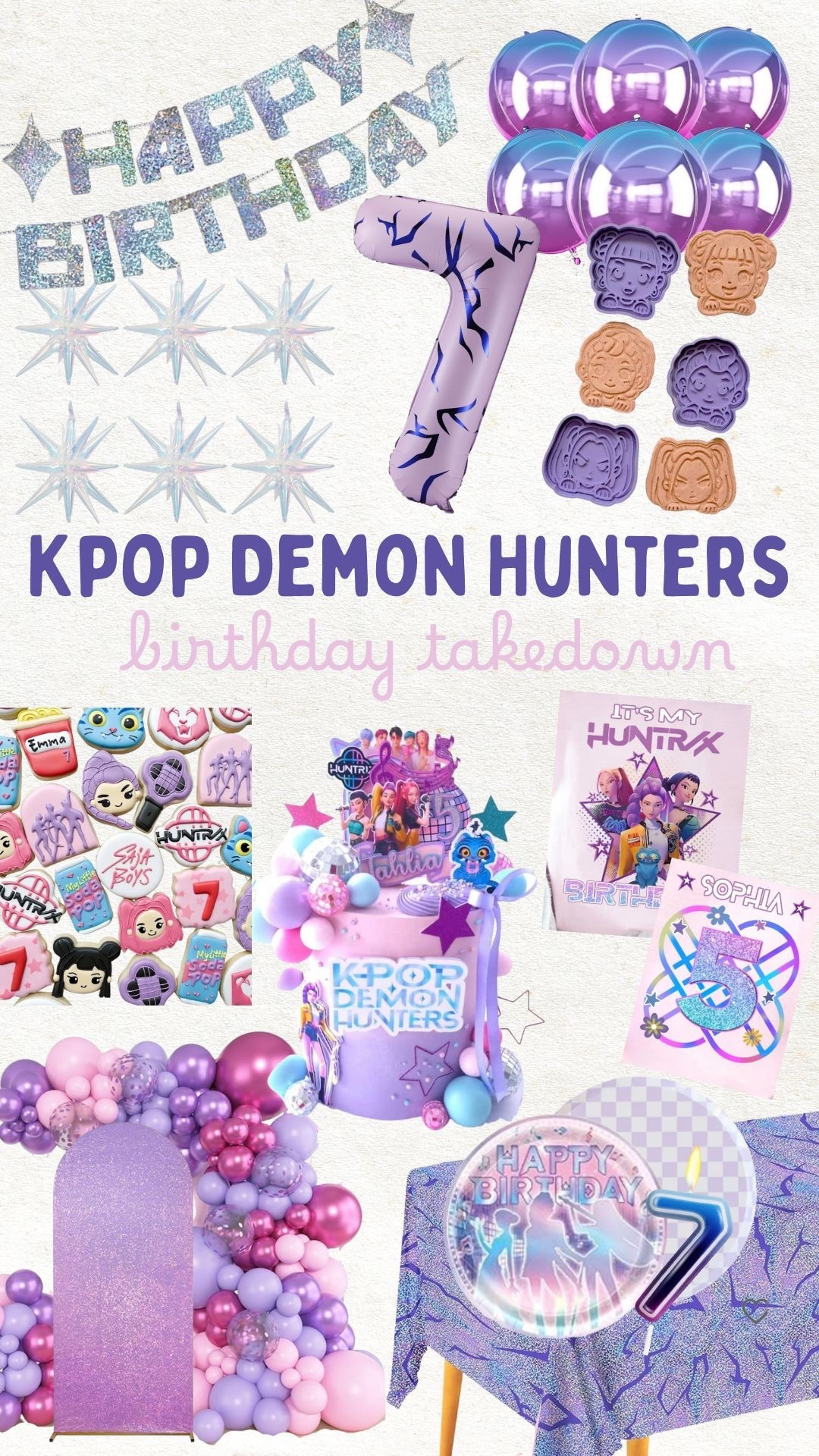 K-pop demon hunters birthday party #LTKparties 

#LTKmomlife #LTKKids #LTKHome
