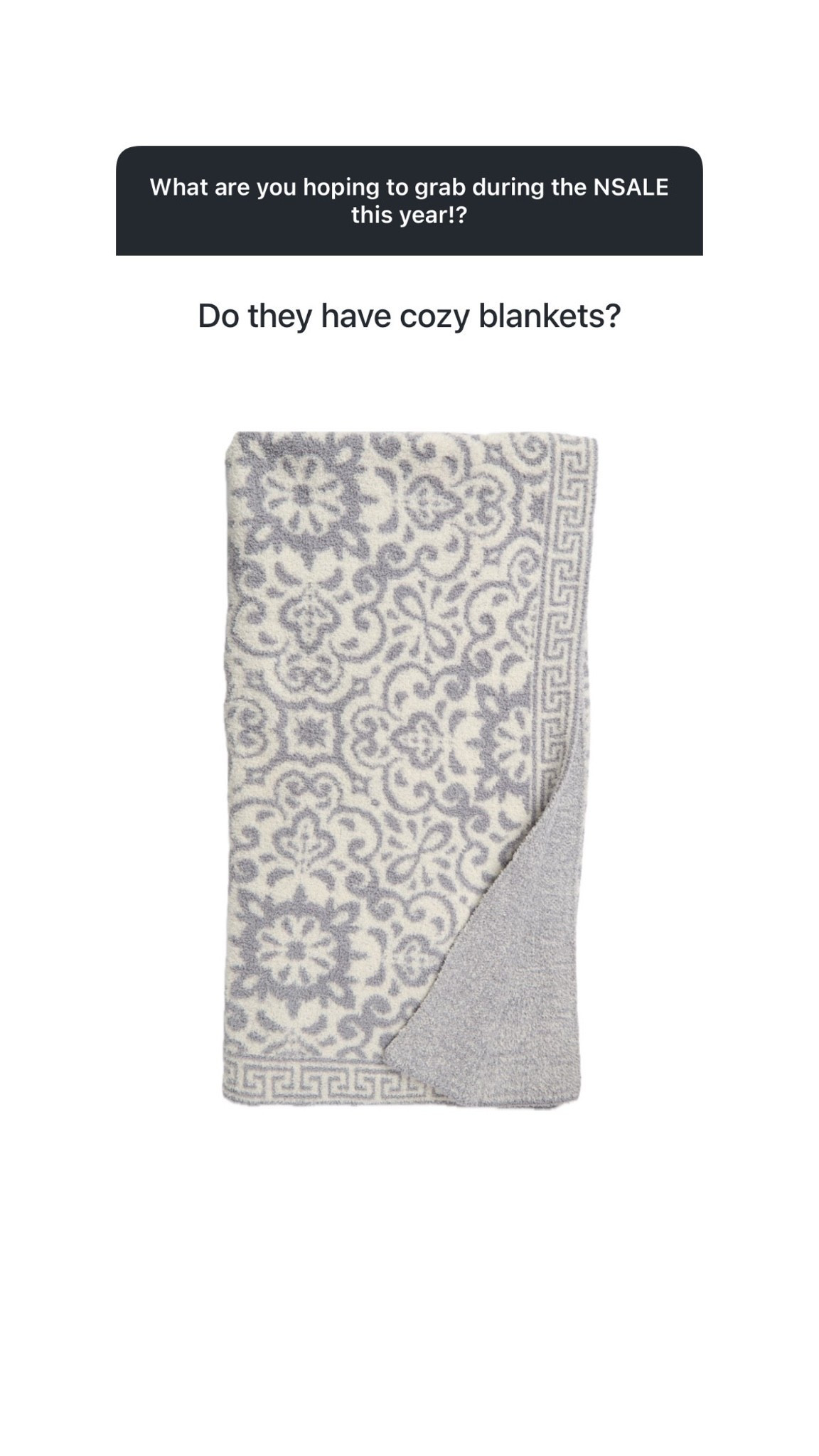 This cozy blanket is currently on sale 👏🏼

Loverly Grey, NSALE, Nordstrom sale, cozy throw blanket, sale alert

#LTKHome #LTKSaleAlert