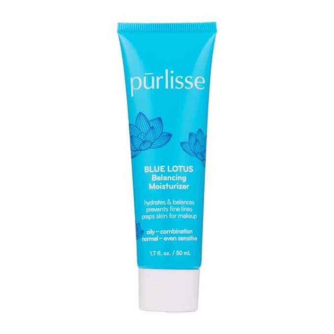 purlisse Blue Lotus Balancing Moisturizer: Cruelty-free & clean, Paraben & Sulfate-free, Anti-age... | Amazon (US)