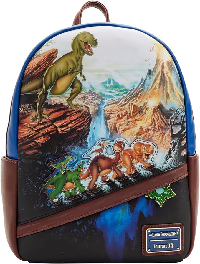 Loungefly Land Before Time Poster Womens Double Strap Shoulder Bag Purse | Amazon (US)