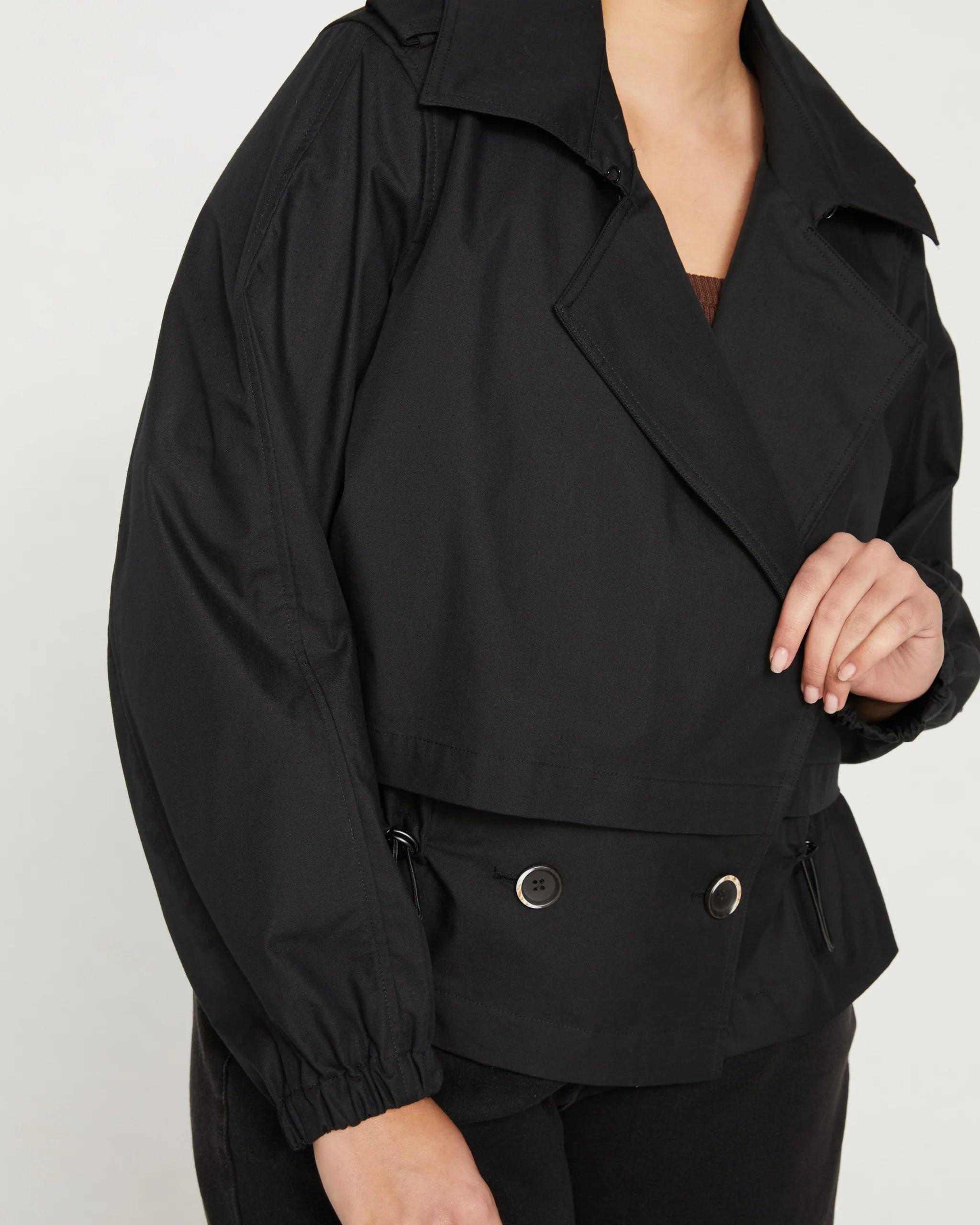 Leonard Cropped Trench Coat | Universal Standard