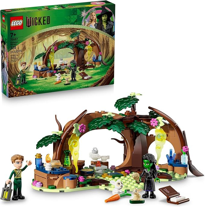 LEGO Wicked Elphaba’s Retreat Building Toy - Elphaba & Fiyero Toy Figures and Playset with Fore... | Amazon (US)