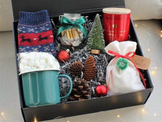 Hygge Christmas Gifts  Christmas Gift Box for Women and Men - Etsy | Etsy (US)
