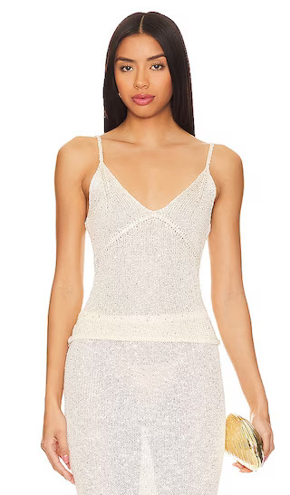 ASTA RESORT Carolina Camisole in Ivory. - size XS | Revolve Clothing (Global)