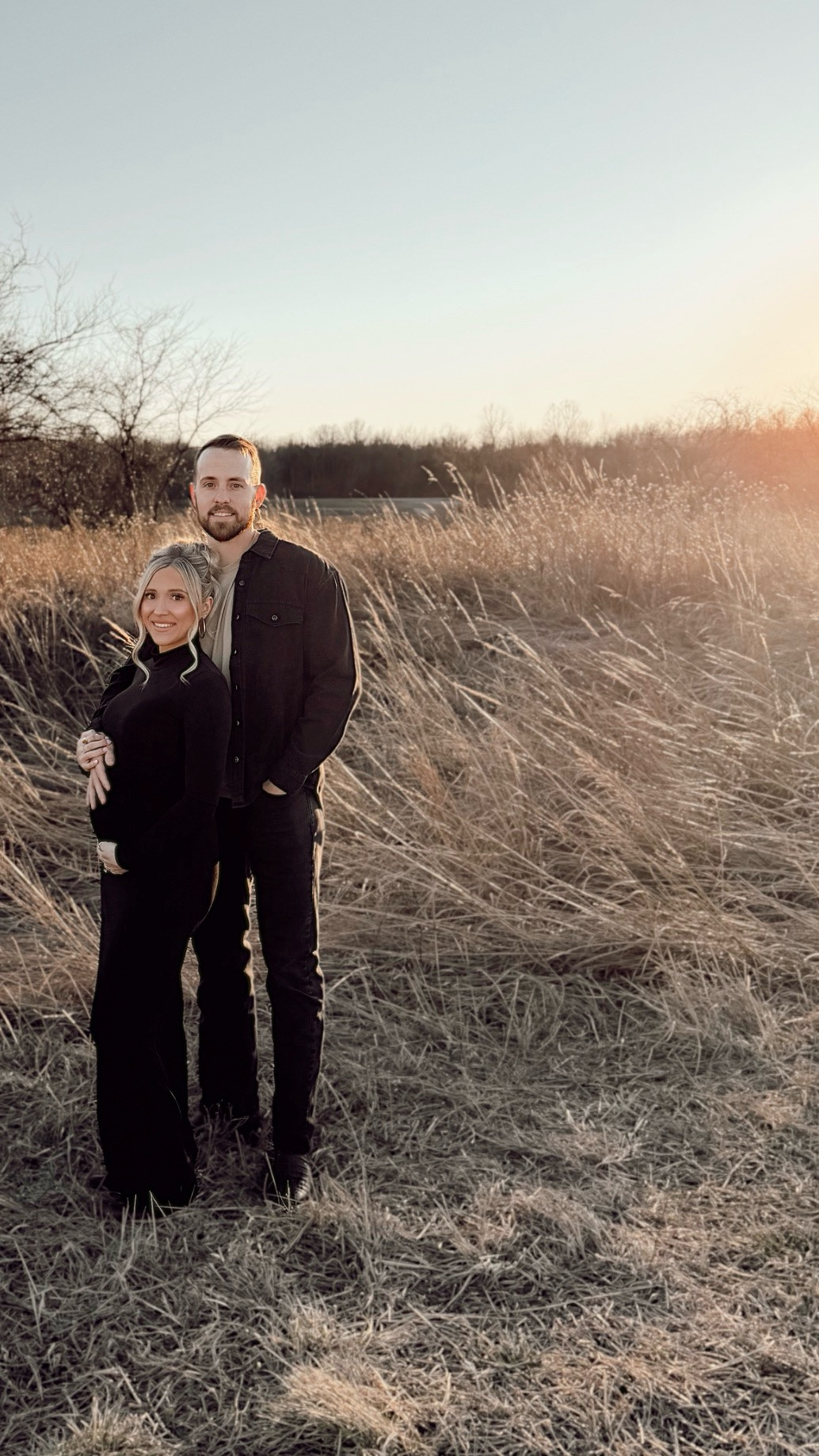 linking our outfits from out maternity photoshoot ✨🖤 I loveeee this dress from pink blush maternity such a timeless dress - size small! 

#LTKBaby #LTKBump #LTKMens