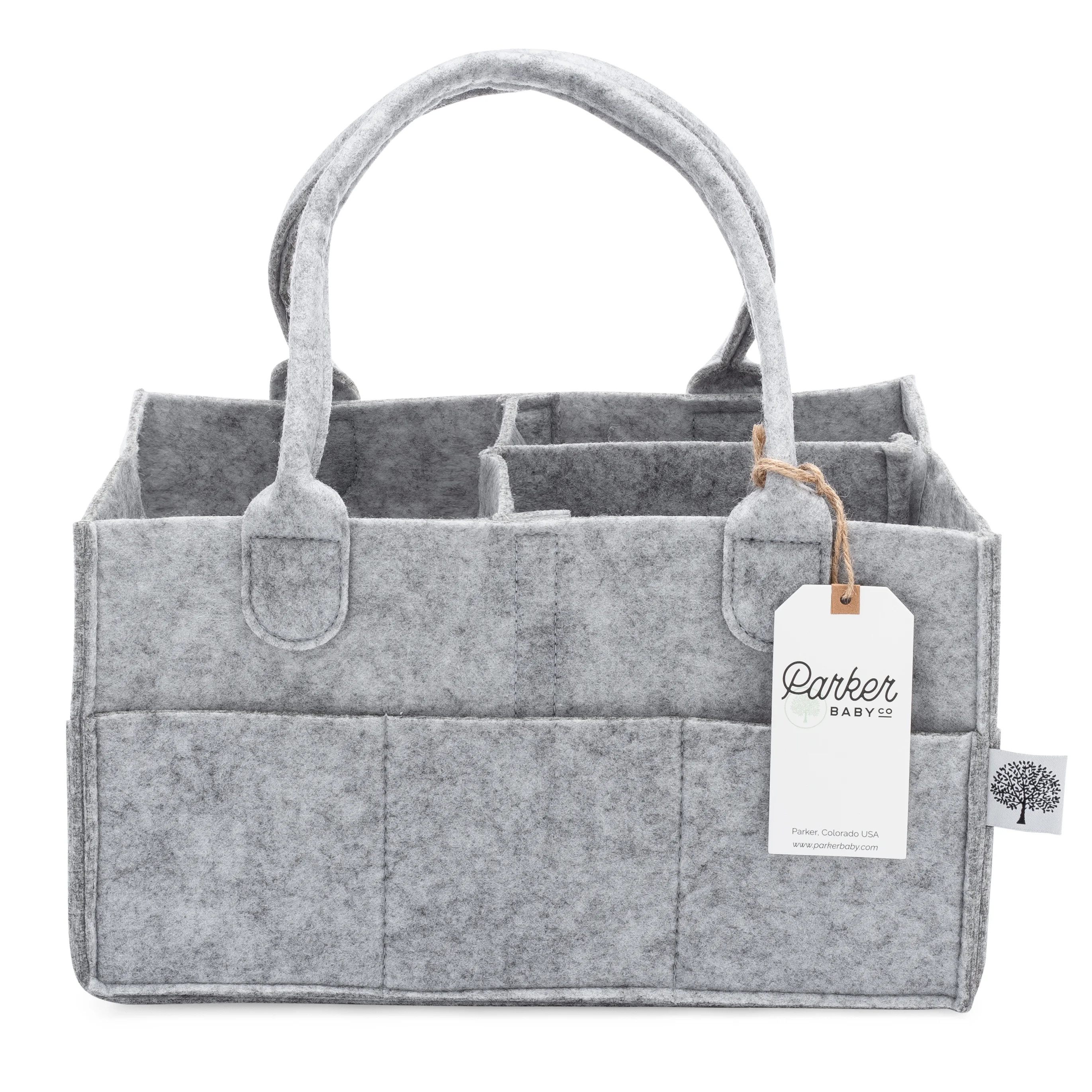 Parker Baby Portable Diaper Caddy, Gray - Walmart.com | Walmart (US)