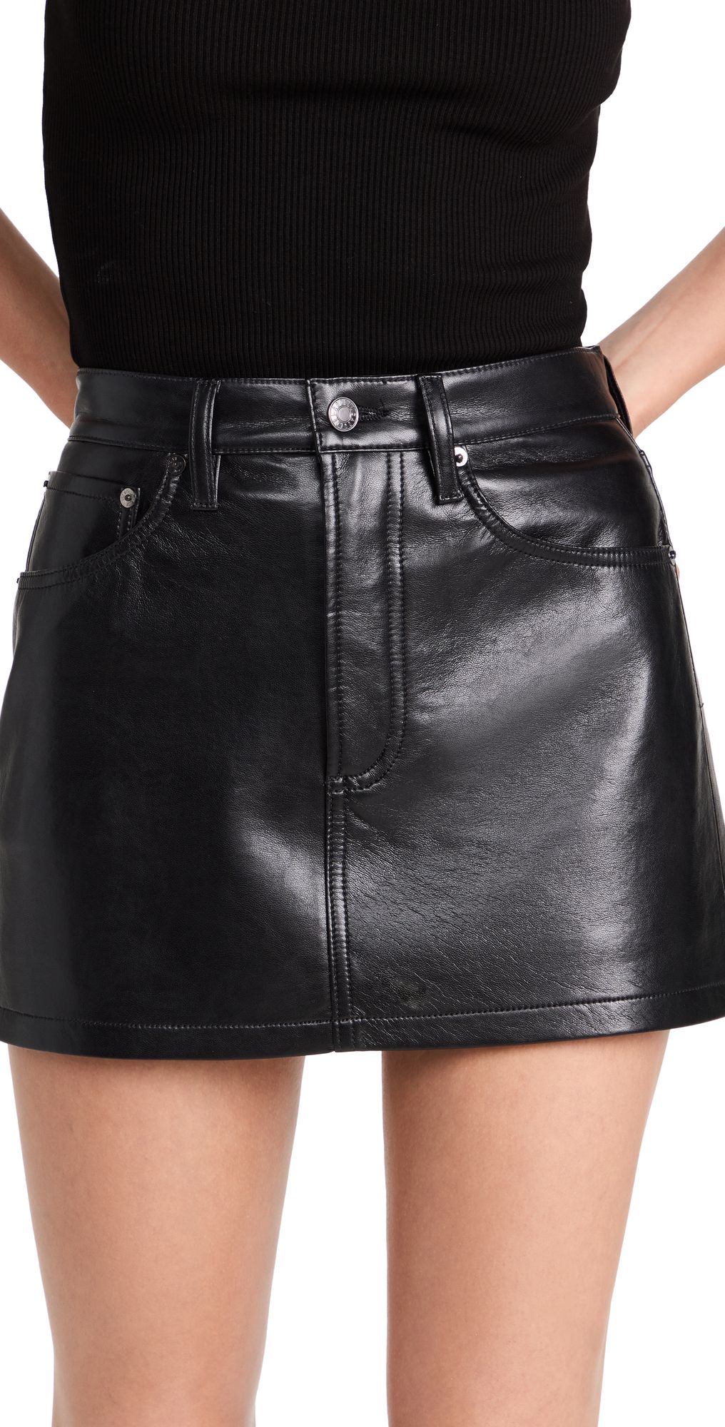 Leather Liv Miniskirt | Shopbop