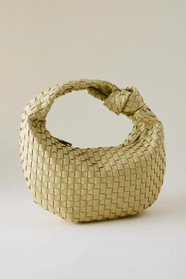 Melie Bianco Larissa Woven Faux-Leather Shoulder Bag | Anthropologie (UK)