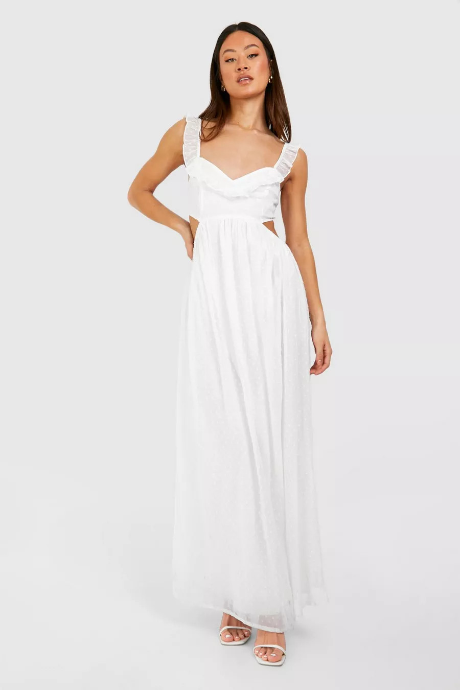 Tall Chiffon-Maxikleid mit Cut-Out | Boohoo.com (DE)