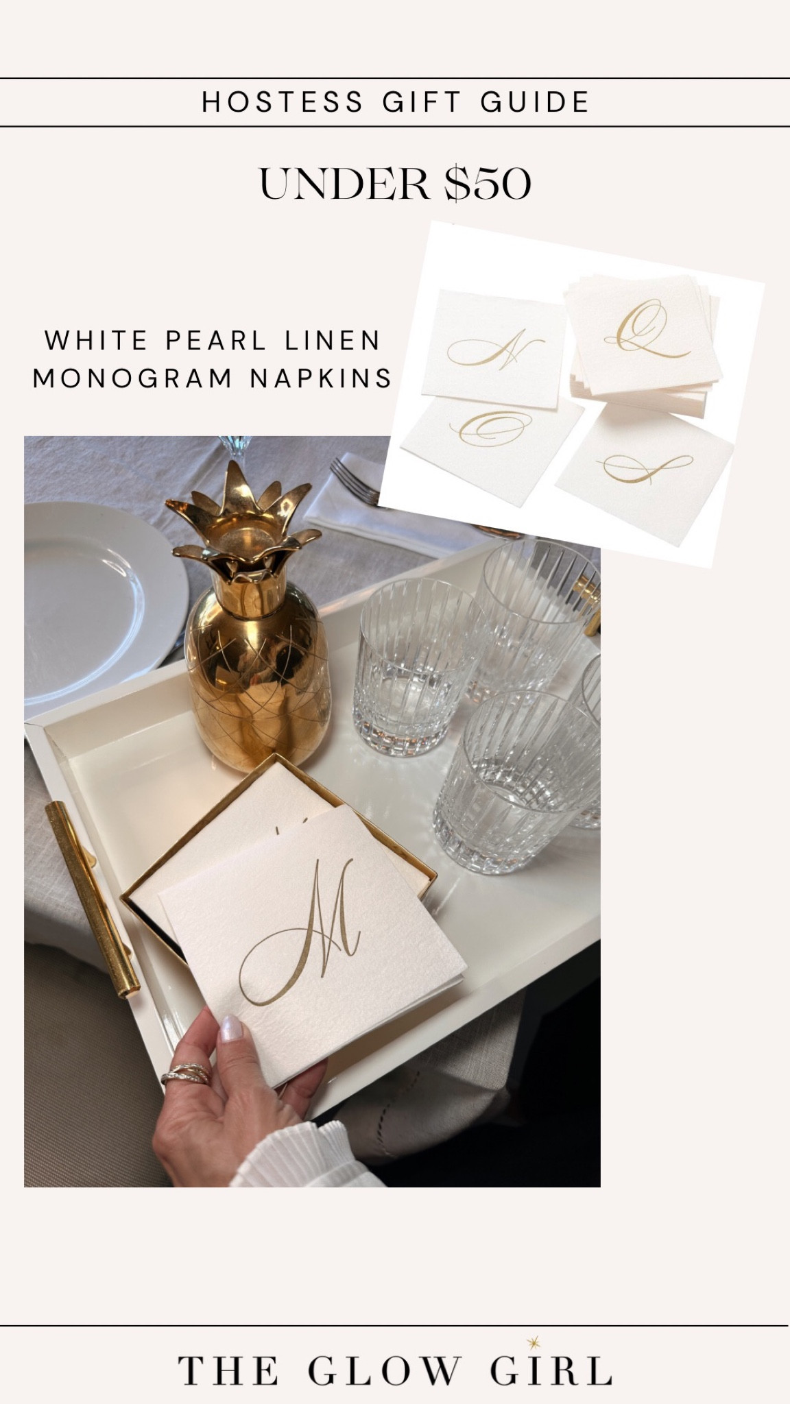 These stunning monogram napkins are white paper linen and great for your home or as a hostess gift this season.

Check out my full Hostess Gift Guide collection with my favorite picks from Amazon and beyond. 

#personalizedgift #amazongifts #giftguide #homegoods #hostess 

#LTKHolidaySale #LTKHoliday #LTKGiftGuide