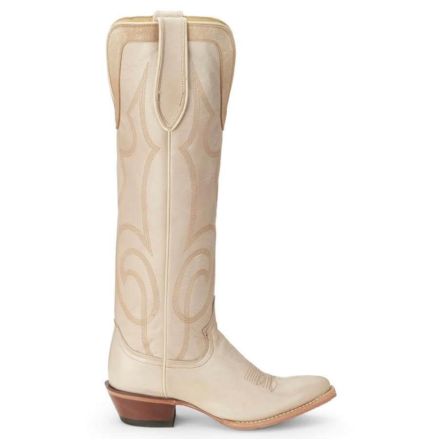 Justin Boots Women's Vintage Verlie Vanilla 17 In Top Round Toe Cowgirl Boot | Amazon (US)