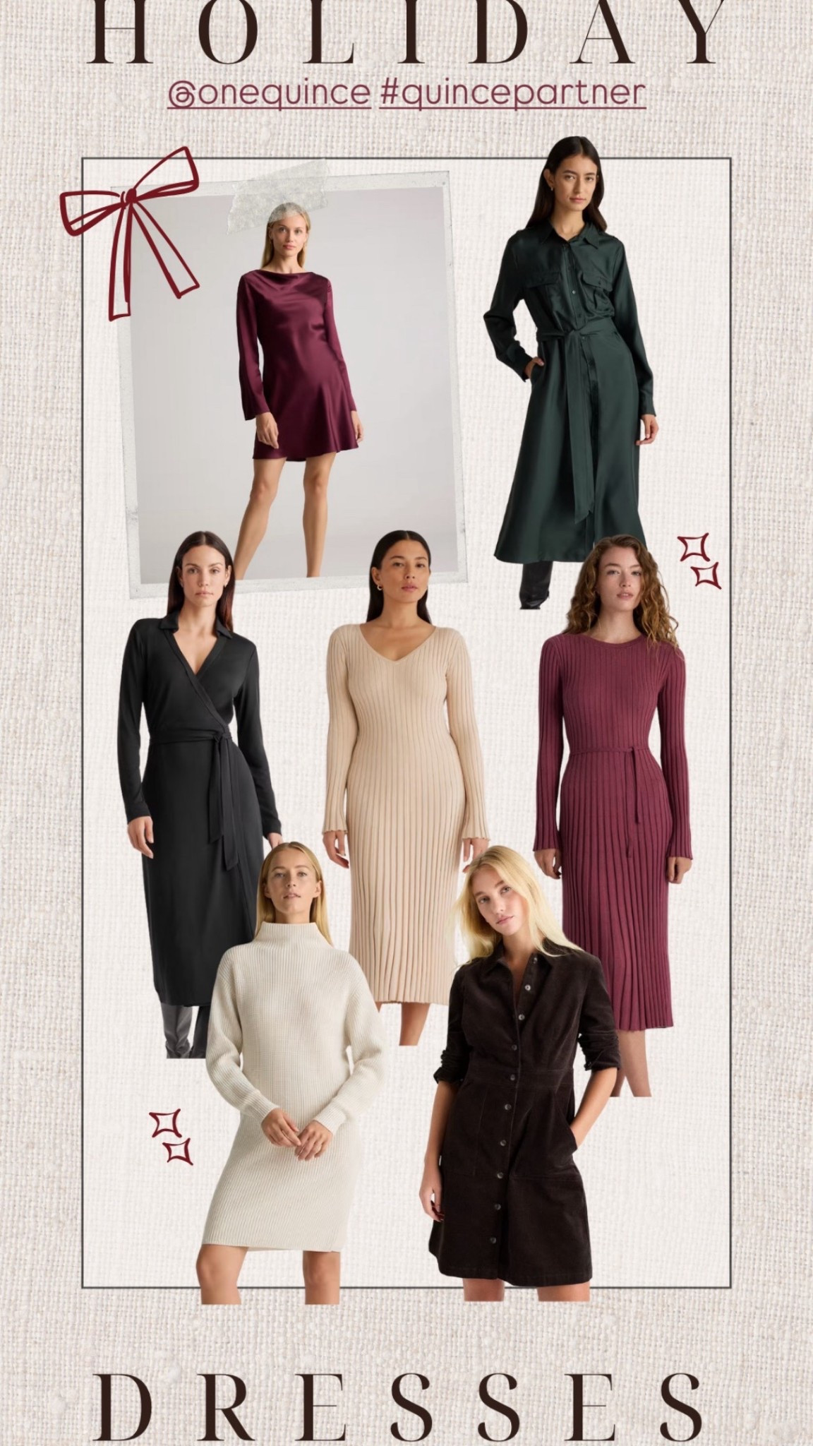 @onequince #quincepartner - I wear a size L! 

#LTKMidsize #LTKSeasonal #LTKHoliday