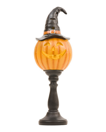 20in Led Resin Pumpkin Pedestal | TJ Maxx
