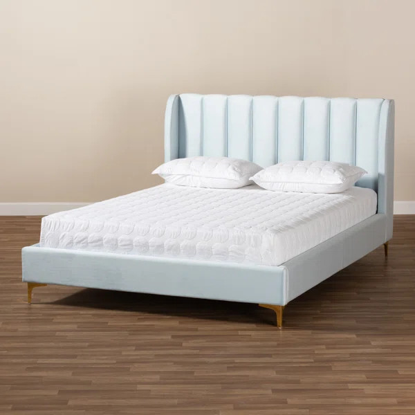 Colley Queen Upholstered Low Profile Platform Bed | Wayfair North America