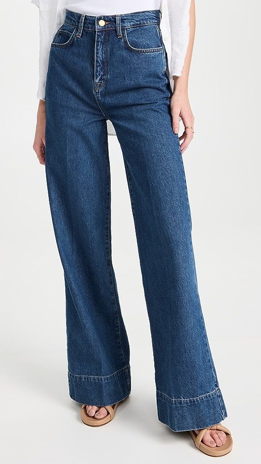 Ms. Onassis Manhattan High Rise Wide Leg Jeans | Shopbop