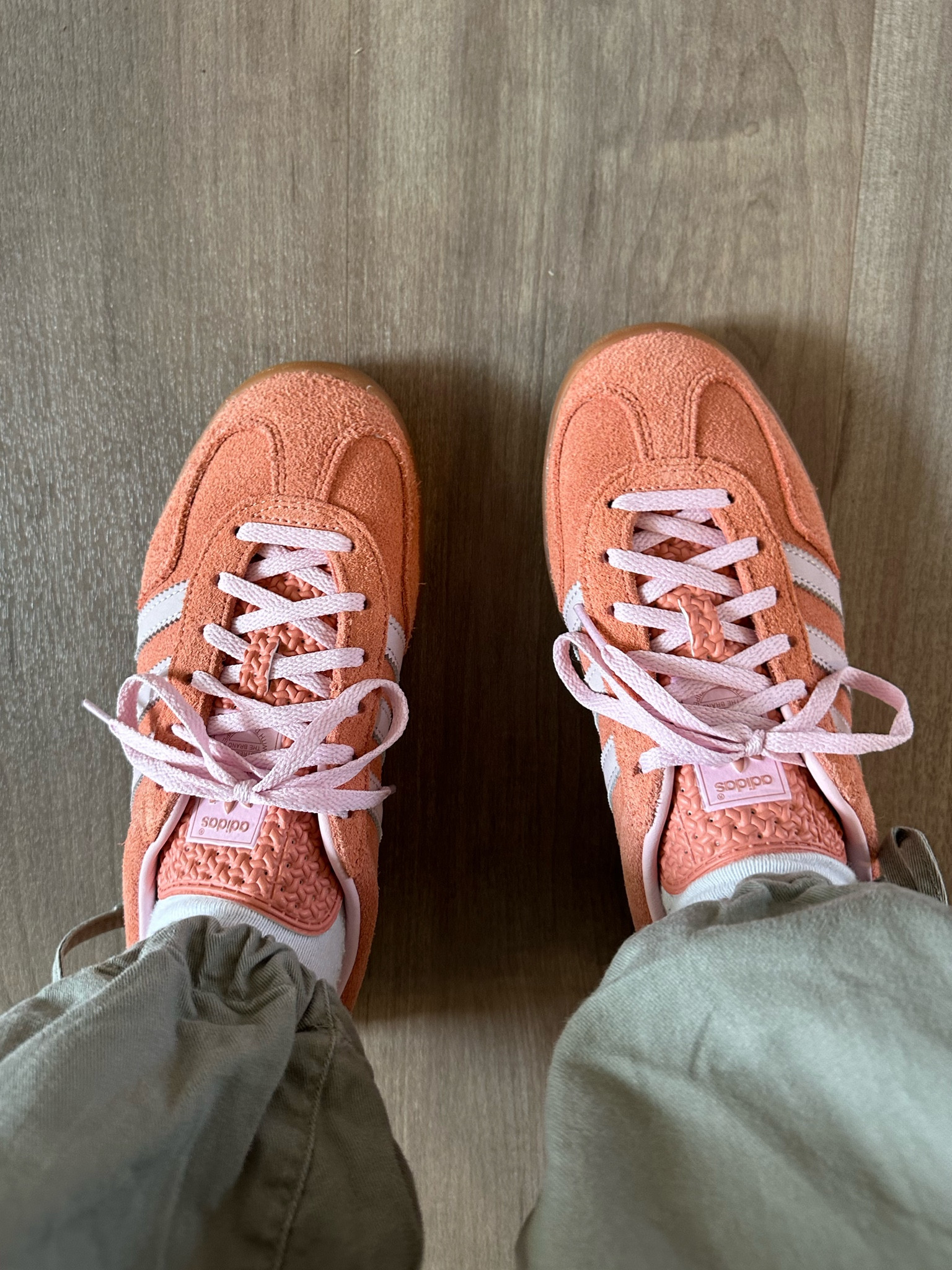 Adidas Gazelle
Abercrombie cargo pants
Crew socks from Amazon 

#LTKfindsunder100 #LTKsalealert #LTKshoecrush