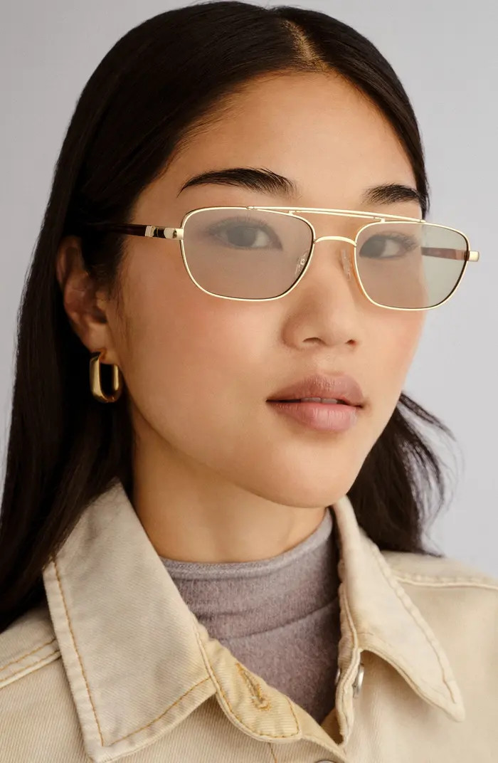 Le Specs Le Mimi 57mm Aviator Sunglasses | Nordstrom | Nordstrom