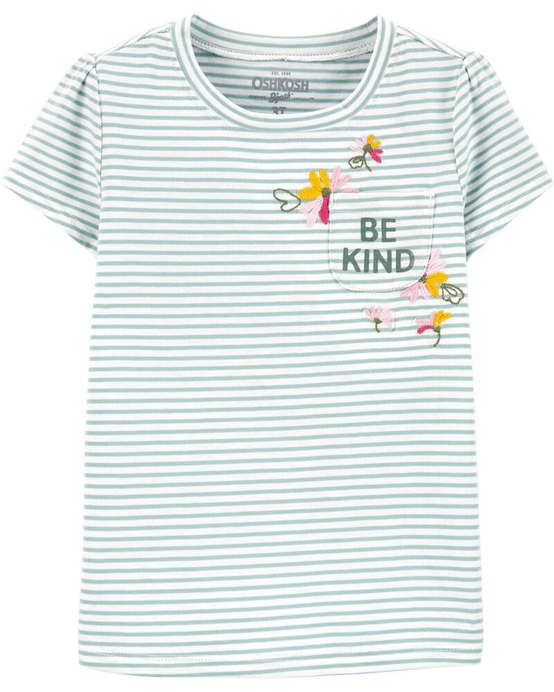 Floral Striped Pocket Tee | OshKosh B'gosh