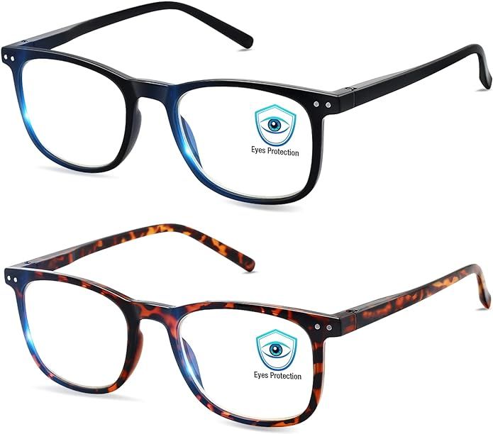 Blue Light Blocking Glasses, Blue Blocker Computer Glasses for Men Women, Anti Glare 400 UV & Eye... | Amazon (US)