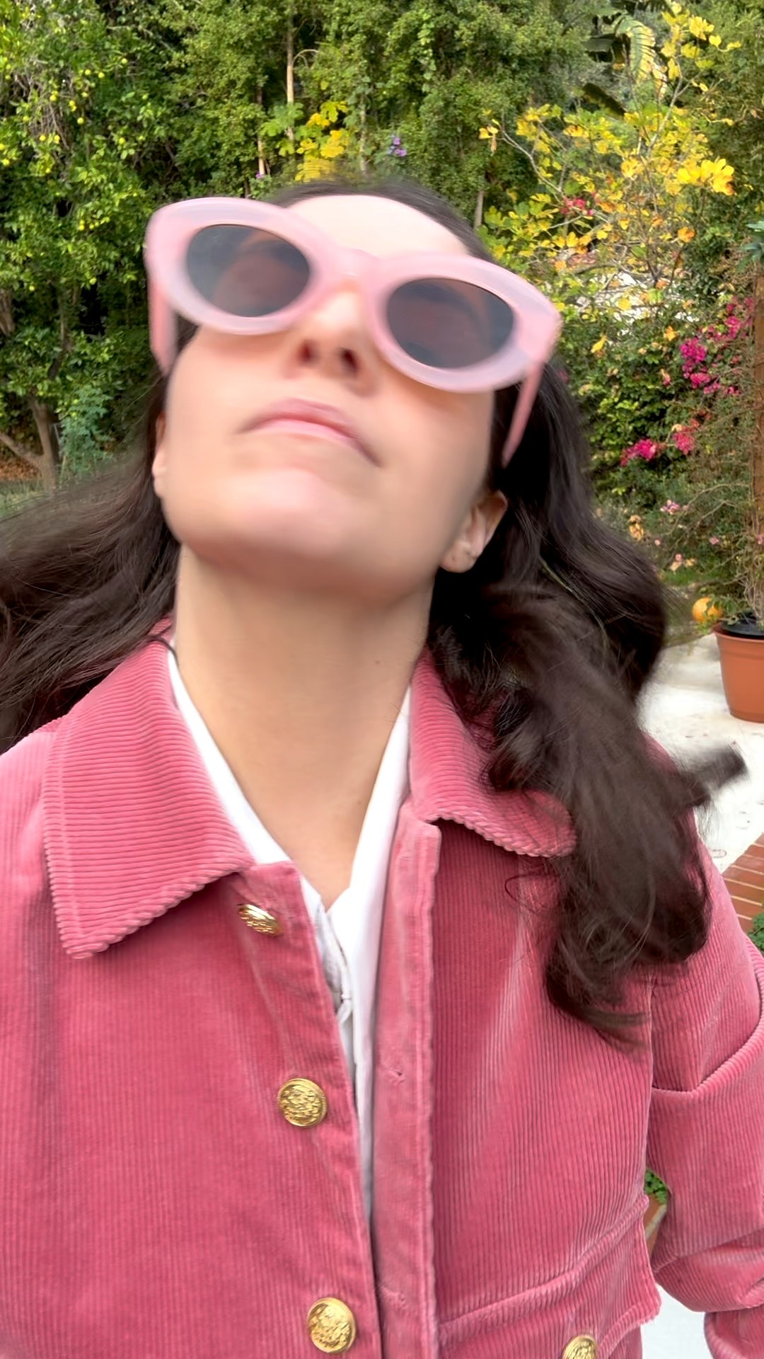 Pink corduroy! 

#LTKootd #LTKHoliday #LTKdayinmylife