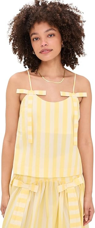 Women's Striped Straps Top | Amazon (US)