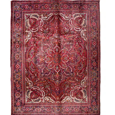 Barizar One-of-a-Kind 10' x 13'5" 1970s Area Rug in Red/Cream | Wayfair North America