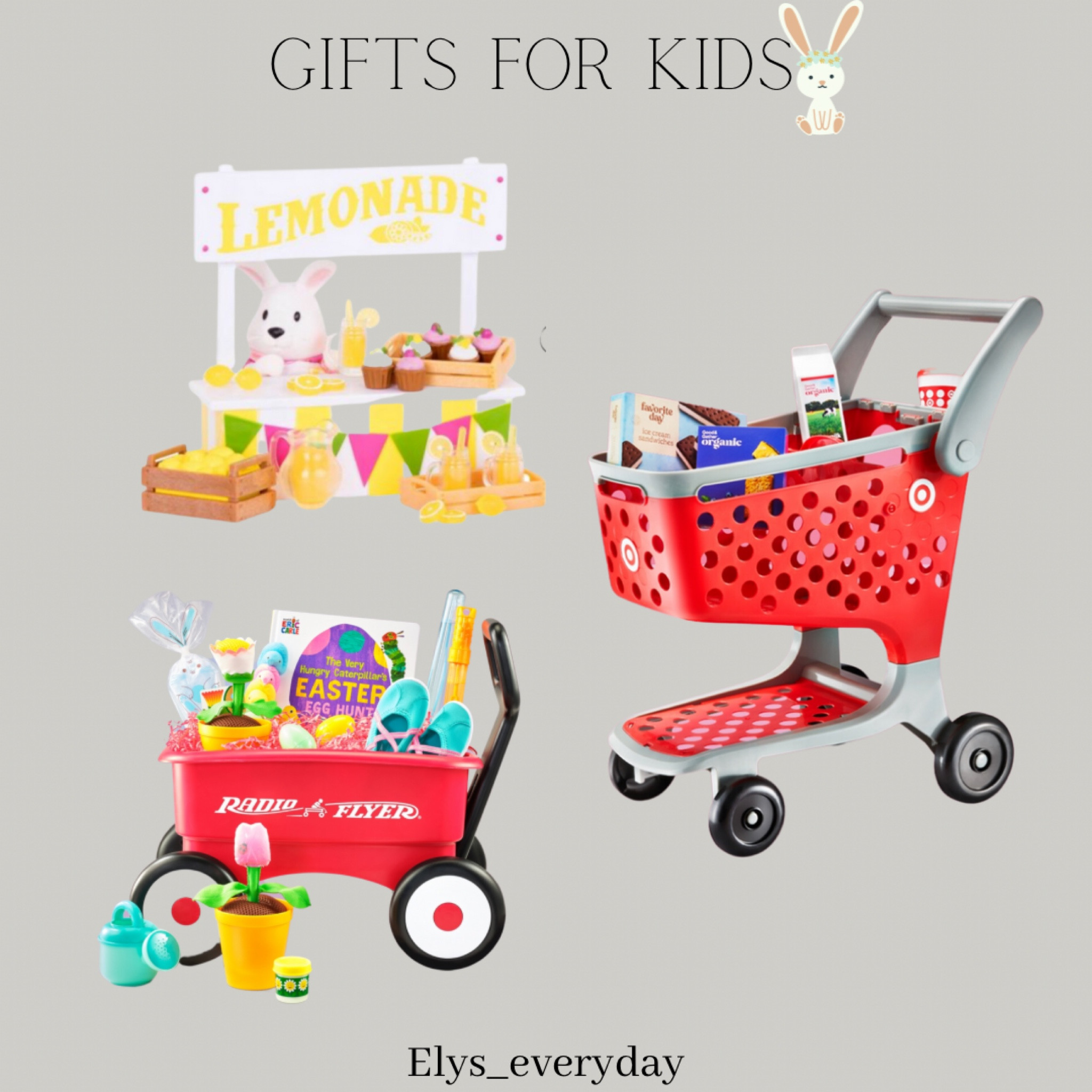 Easter ideas for kids 

#easter #easterbasket #target #targetfinds #targetfind #radioflyer #shoppingcart #toys #toddler #kids #gifts #giftideas

#LTKkids #LTKGiftGuide #LTKbaby