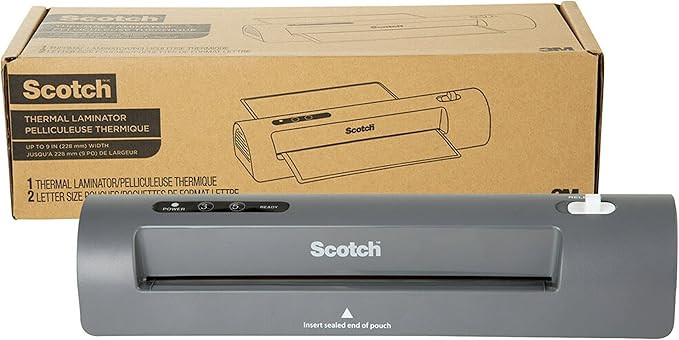 Scotch Thermal Laminator, 2 Roller System for a Professional Finish, Use for Home, Office or Scho... | Amazon (US)