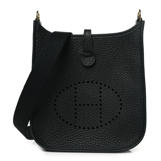 Taurillon Clemence Evelyne TPM Black | FASHIONPHILE (US)