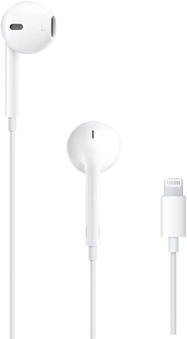 Apple EarPods Headphones with Lightning Connector, Wired Ear Buds for iPhone with Built-in Remote... | Amazon (US)
