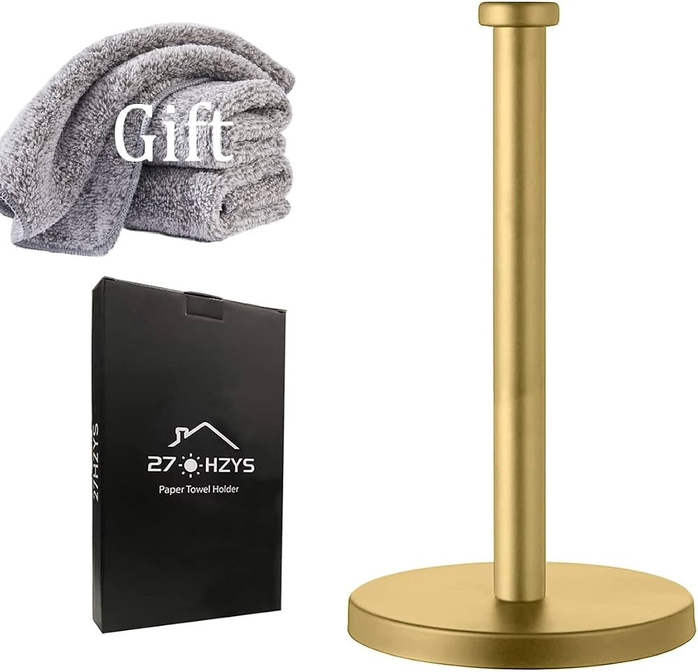 Paper Towel Holder, Gold Paper Towel Holder, Paper Towel Holder Countertop, Paper Towel Holder Gold, | Amazon (US)