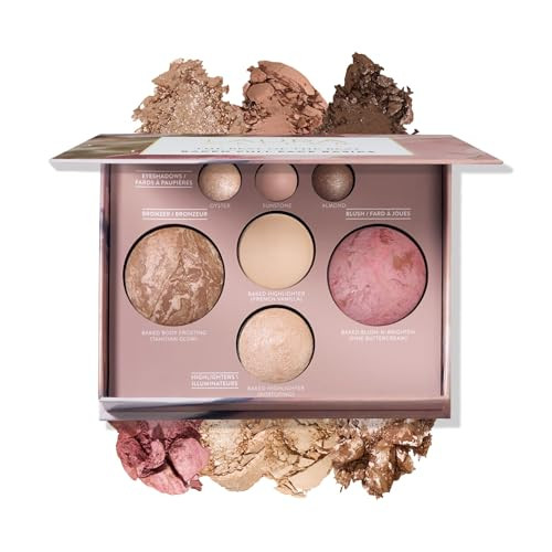LAURA GELLER NEW YORK The Best of the Best Baked Palette - Full Size - Includes Bronzer, Blush, 2 Highlighters and 3 Eyeshadows - Travel-Friendly | Amazon (US)