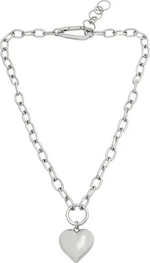 AllSaints Puffy Heart Pendant Necklace | Nordstrom | Nordstrom