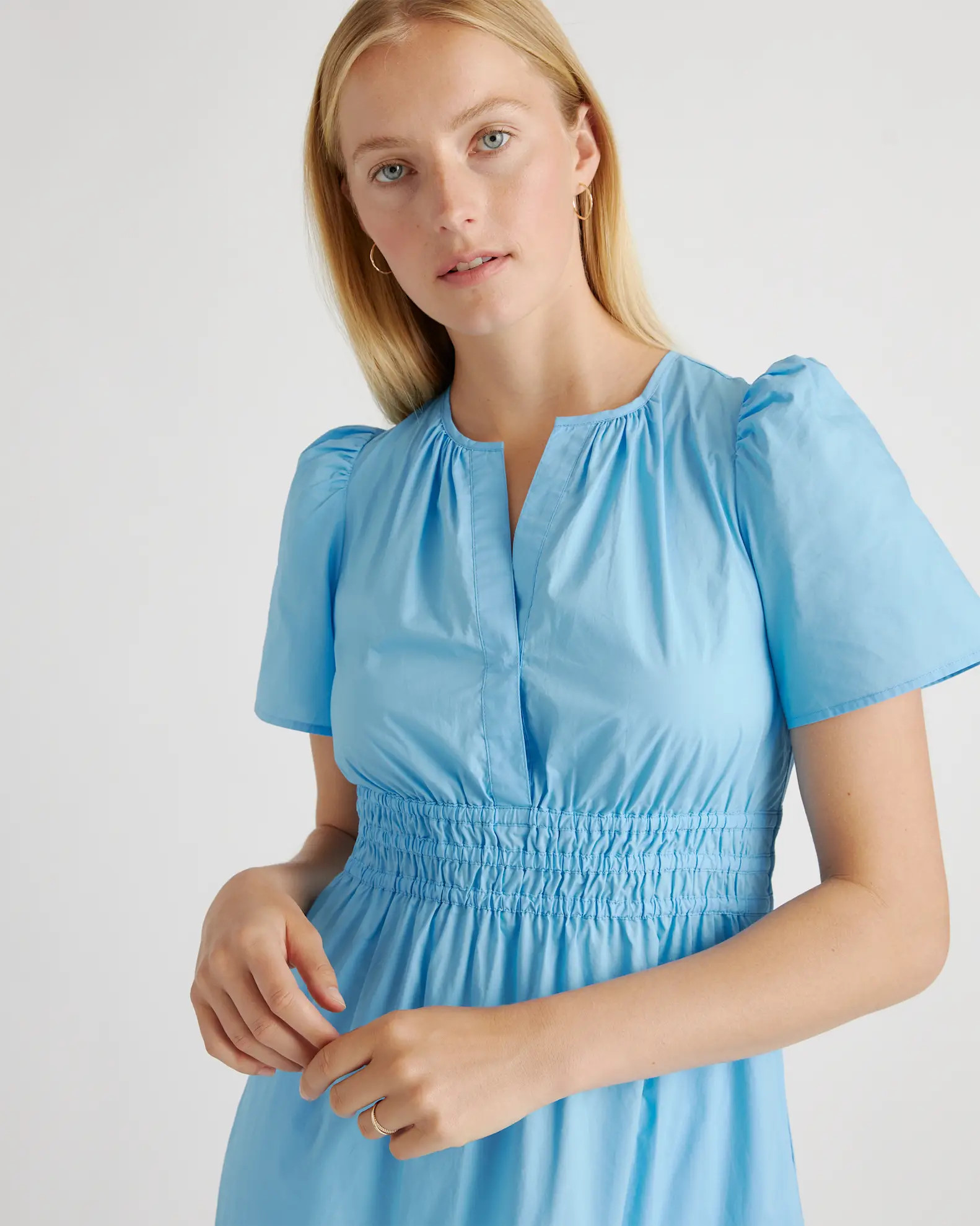 100% Organic Cotton Tiered Maxi Dress | Quince