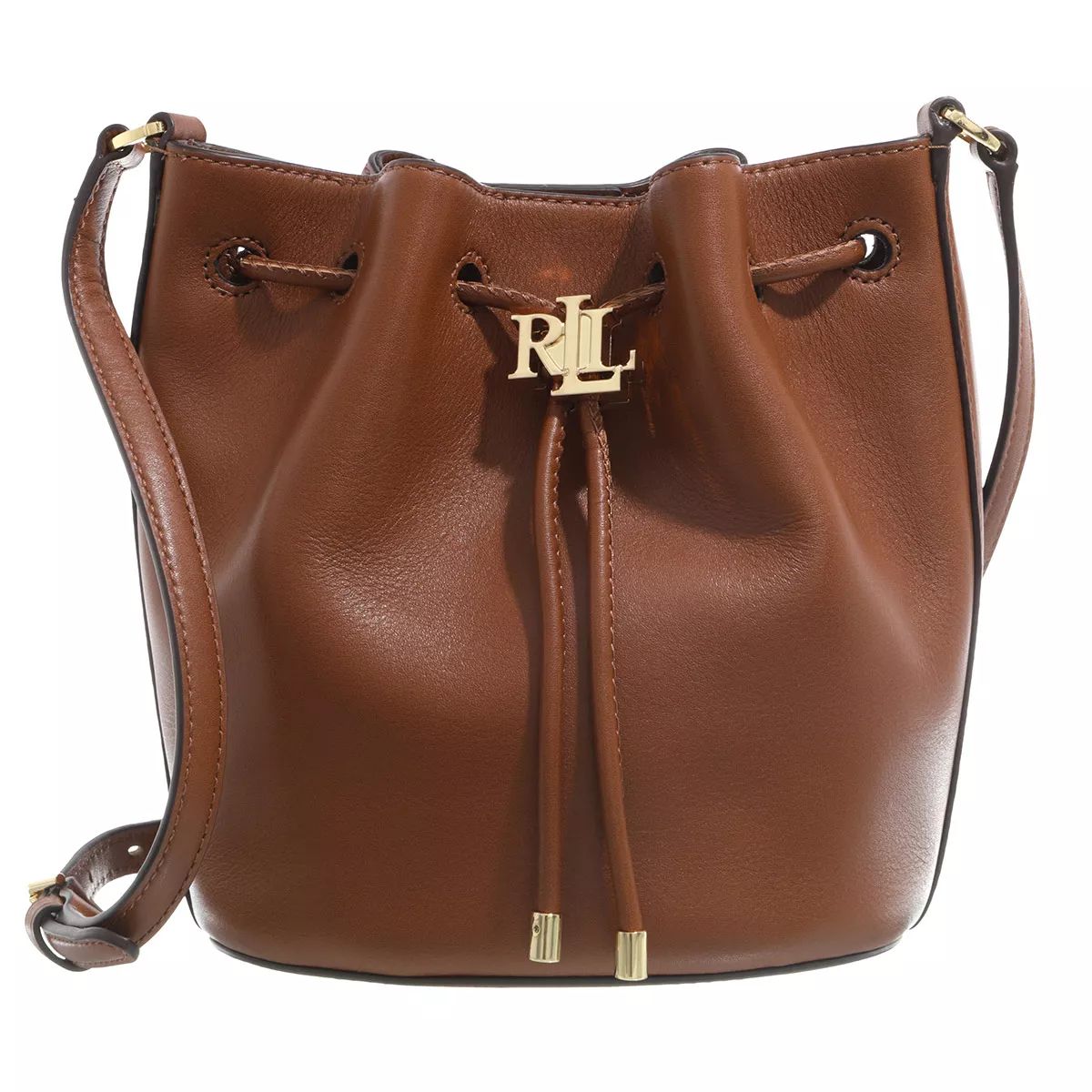 Lauren Ralph Lauren Andie 19 Drawstring Medium Lauren Tan | Bucket Bag | Fashionette (DE)