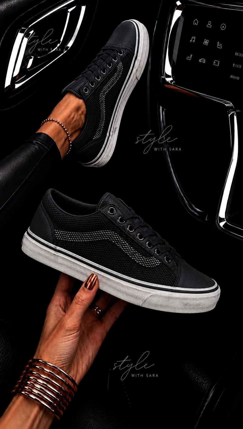 Vans just dropped the cutest chic shoes for Fall. Obsessing over that mesh over the Old Skool design with that touch of studs!! Love that already worn style for those on the go outfits.

#Fallstyle #vans

#LTKootd #LTKdayinmylife