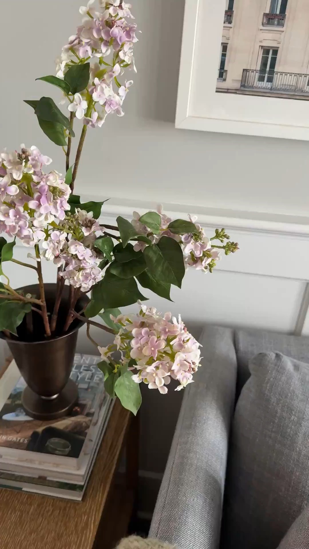 These faux lilacs are such a beautiful way to bring in a soft pop of color. I love the height and movement they add to a space, and they feel just as pretty styled on a console, nightstand, or entry table.

faux lilacs, faux flowers, artificial floral stems, floral home decor, vase styling, console table decor, bedroom decor, neutral home decor, timeless interiors, seasonal home accents, girlonthehudson

#LTKHome #LTKSeasonal #LTKdayinmylife