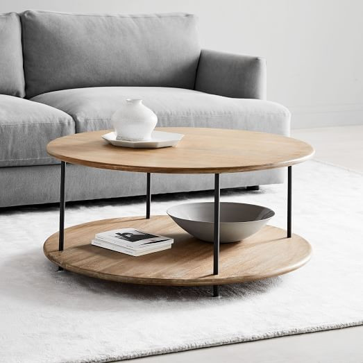 Tiered Wood Coffee Table | West Elm (US)