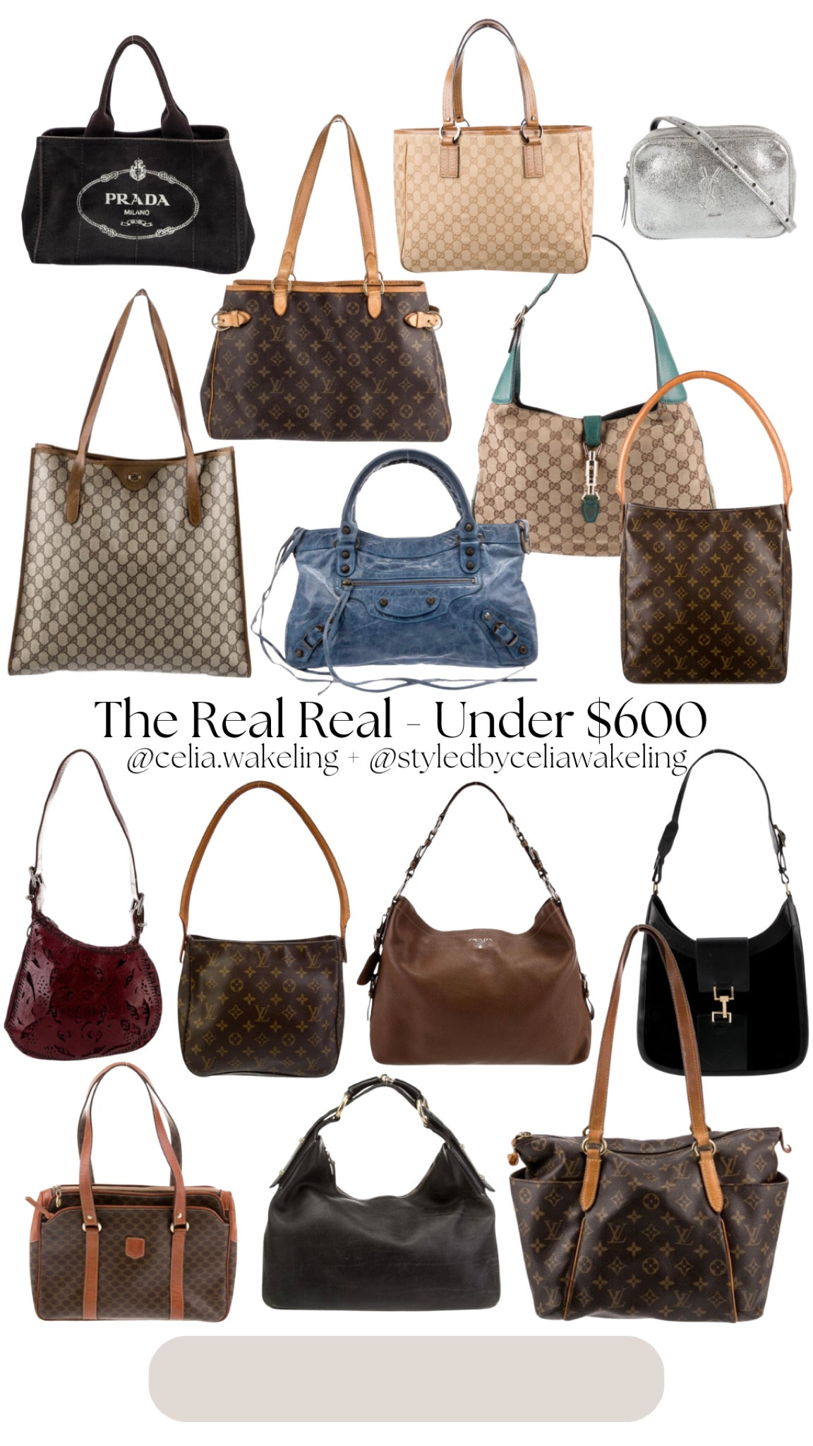 The Real Real Designer Handbag deal! Use code: “Real” for an additional 20% off at checkout! Tons of deals and all under $600!!