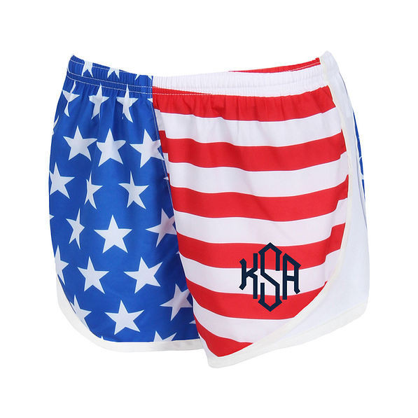 Monogrammed Running Shorts | Marleylilly