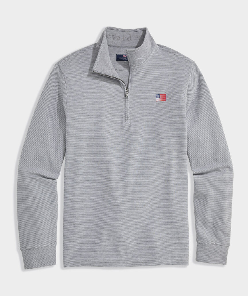 American Flag Saltwater Quarter-Zip | vineyard vines