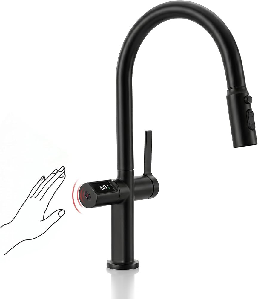 Lefton Touchless Pull-Out Kitchen Faucet, Hands Free Motion Sensor Activated, Battery-Free Temper... | Amazon (US)