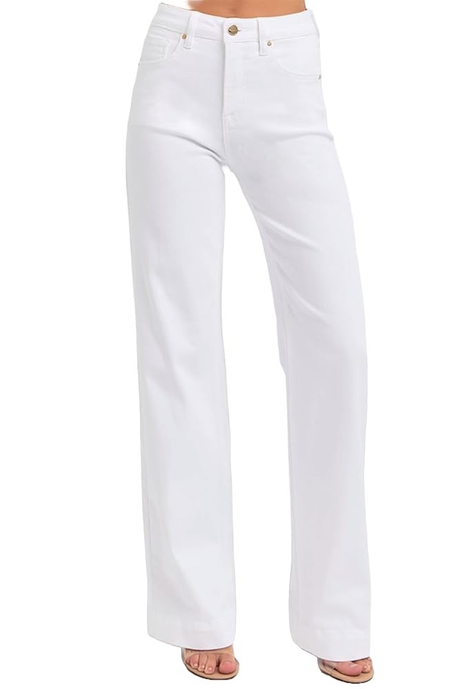 Risen Women's High Waist Straight Jeans | Amazon (US)