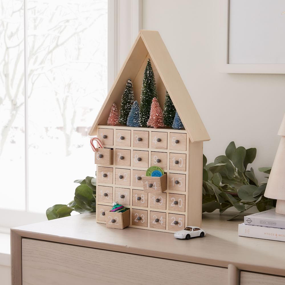 Wooden Tree Advent Calendar | West Elm (US)