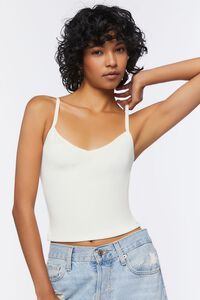 Fitted V-Neck Cami | Forever 21 | Forever 21 (US)