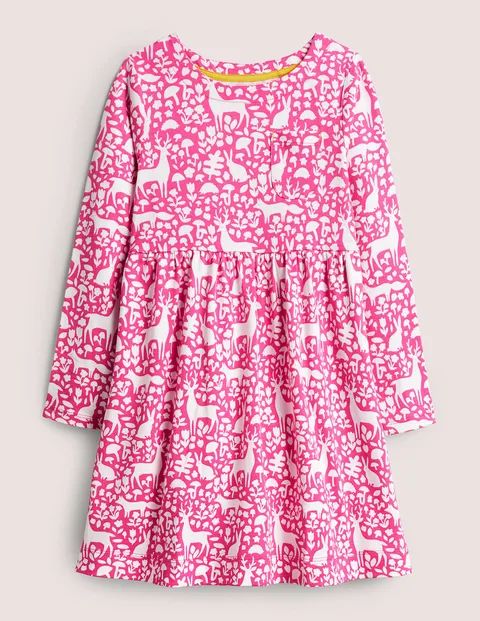 Long Sleeve Fun Jersey Dress | Boden (US)