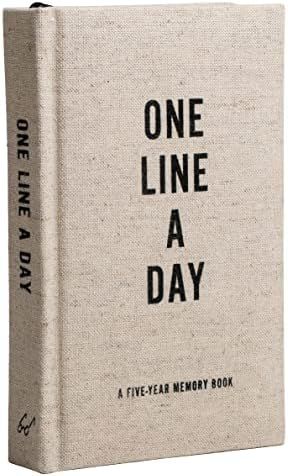 Canvas One Line a Day: A Five-Year Memory Book (Yearly Memory Journal and Diary, Natural Canvas C... | Amazon (US)