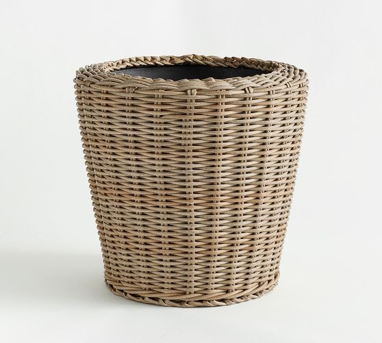 Monterey Woven Round Planters | Pottery Barn (US)