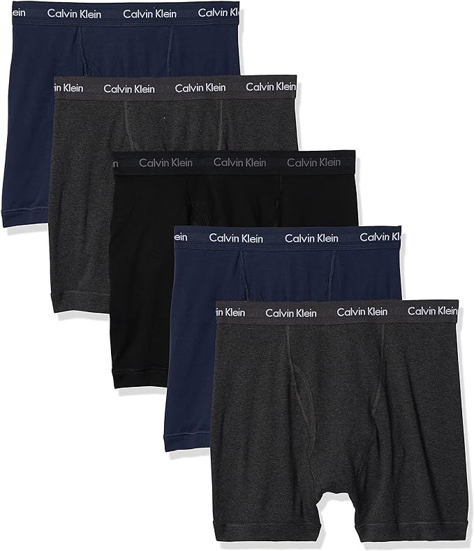 Calvin Klein Men's Cotton Classics 5-Pack Boxer Brief | Amazon (US)